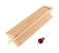 Book Binding Cradle - Wooden Planner Crafting Piercing Tool with Awl