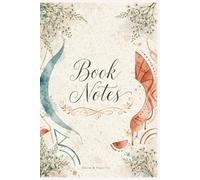 Book Notes Journal for Book Lovers: Aesthetic Reading Tracker: 90+ Review Pages, TBR & Reading List, Favorite Quotes & Ratings - Gift for Book Clubs, 6x8 inches