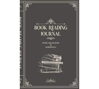Book Reading Journal: 64 Reviews, For book lovers and Book Tracking - 6 X 9, Charcoal