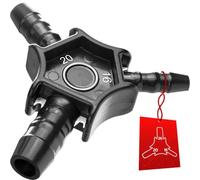 BOOPARTS Calibrador Multicapa Ø16-20-26 mm - Escariador y Desbarbador 3 en 1 para Tubos PEX PER | Preparación Precisa Antes del Prensado | Facilita la Inserción y Reduce Deformaciones