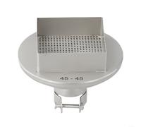 Boquilla cuadrada de aire caliente de 45 x 45 mm para estación de soldadura, punta de retrabajo de acero inoxidable con tornillos de bloqueo para la serie 850, herramienta de extracción precisa de