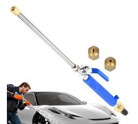 Boquilla de alta presión - Accesorio pulverizador de agua, adaptador de manguera de jardín de latón, lanza de limpieza portátil, de lavado de coche resistente, limpiador hidráulico ajustable |