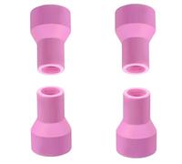 Boquilla de alúmina para soplete de soldadura, Tazas de cerámica consumibles for tamaños múltiples antorcha soldadura por arco argón QQ-150/QQ-350/QQ-500