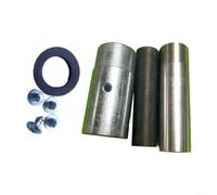 Boquilla de chorro de carburo de boro, 45 mm/60 mm, kit de boquillas de aluminio, resistente al desgaste para limpieza de metales y procesamiento de superficies, con conexión roscada (4 x 20 x 60 mm)