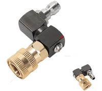 Boquilla de chorro de espuma de alta presión de 1/4 de pulgada de conexión rápida para limpieza de lavado de coche, pulverizador giratorio para boquilla de accesorios de presión Karcher, limpieza de