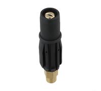 Boquilla de chorro de espuma para lavadora a presión, limpieza de coche, accesorio de pulverización de espuma gruesa, compatible con karcher negro, 13,8 cm
