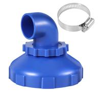 Boquilla de Chorro para Piscina, Boquilla Entrada con Rotación Giratoria de 360 Grados Accesorio de Chorro de Retorno Pieza de Repuesto para Piscina con Abrazadera de Manguera para Intex