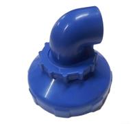 Boquilla de Entrada giratoria de para 360 Grados para Piscina Intex, diámetro óptimo, Azul