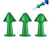 Boquilla de expansión para masilla, práctica para chupete plano reutilizable, kit de boquillas de silicona, adecuado para baño, cocina, tanques de agua, ventanas, lavabos
