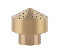 Boquilla de fuente de latón, 1/4'' 1/2'' 3/4'' Cabezal de pulverización de agua de columna de estanque Cabezal de pulverización de fuente de estanque para parque de atracciones de (1/6 Circunferencia