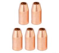 Boquilla de gas de repuesto para soplete de soldadura MIG VNS50F, paquete de 5 copas de cobre para Fusion 140 180 220 250 para soldador