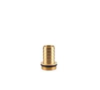 Boquilla de latón GARDENA: conector de latón para válvulas de pie e intermedias, adecuado para mangueras de 25 mm (1 ") (7251-20)