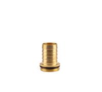Boquilla de latón GARDENA: conector de latón para válvulas intermedias y de pie, adecuado para mangueras de 32 mm (1 1/4 ") (7252-20)