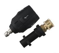 Boquilla de lavado a presión 5 en 1 para Karcher K2-K7 con adaptador de conexión rápida de 1/4, punta de lavado de acero inoxidable para limpieza de patio