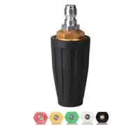 Boquilla De Lavado A Presión Turbo De Conexión Rápida De 4500 PSI 1/4" | Chorro Giratorio De 360°, Punta De Lavadora Eléctrica Universal De Alta Resistencia For Limpieza(035+5Color nozzle)