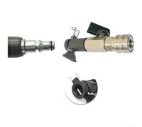 Boquilla de lavado de alta presión de 1/4 pulgadas de acero inoxidable de conexión rápida para Karcher K2-K7 Limpieza Patio Decking Entrada Herramientas de jardín 2320psi Max (C)
