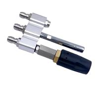 Boquilla de lavado suave para lavadora a presión, 3 en 1 ajustable 3-7 GPM, patrones de pulverización variables de 0-60 grados, aplicación de detergente de largo alcance, conexión rápida de 1/4