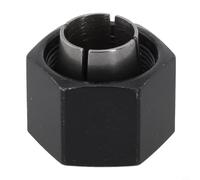 Boquilla de metal y tuerca de repuesto para Dw621 Dw616 Dw618 y para Bosch 1613 1617 1618 1619 Series sustituye a la pieza 2610906283 2610906284 2610906287 326286-00 3 Acabado negro 1 Tamaño de 12,7
