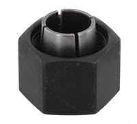 Boquilla de metal y tuerca de repuesto para Dw621 Dw616 Dw618 y para Bosch 1613 1617 1618 1619 Series sustituye a la pieza 2610906283 2610906284 2610906287 326286-00 3 Acabado negro 1 12 mm