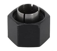 Boquilla de metal y tuerca de repuesto para enrutador DW6214 DW616 DW616M DW616D DW616S compatible con 2610906283 1/4 2610906284 1/2 2610906287 3/8 y 326286-03 para 1613 Serie 1617 1618 1619 (12,7 mm)