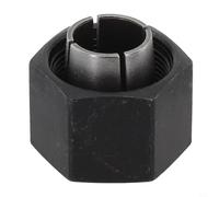 Boquilla de portabrocas y tuerca de repuesto compatible con enrutadores DW618 DW616 modelos 2610906283 32628603 y 2610906287, incluye varios tamaños (12 mm)