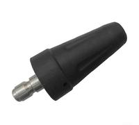 Boquilla de pulverización giratoria de alta presión de 3600 PSI, cabezal limpiador de suelos de acero inoxidable para lavadora a presión, jardín, patio, terraza, limpieza de entradas, color plateado