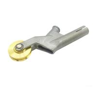 Boquilla de soldadura para suelos de PVC con rueda, boca redonda punta de acero inoxidable 304 para operaciones precisas de soldadura de plástico