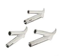 Boquilla de soldadura redonda en forma de Y de acero inoxidable, 3 piezas, para kit de aire caliente de plástico, punta de soldadura de 4/5/7 mm, herramienta resistente a altas temperaturas para