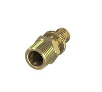 Boquilla de transición TECEflex, latón estándar, 765501, Versión: Dimensión 14 x rosca exterior (R) 1/2"