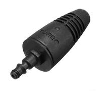Boquilla giratoria de chorro para Karcher para la serie K para cometa para vax para lavor Limpiador de presión Turbo Juego de boquillas giratorias para eliminación rápida de suciedad, negro