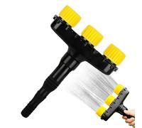 Boquilla para Manguera,Pulverizador Resistente Ajustable Antideslizante Perforado - Cabezal Pulverizador Perforado - Para Limpieza De Césped Exteriores Hogar Casa Y Patio Trasero