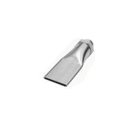 Boquilla plana de bajo ruido, G 3/8 AG, boquilla de seguridad general, latón niquelado, longitud 100 mm, ancho de boquilla 29 mm, Diagr. 12