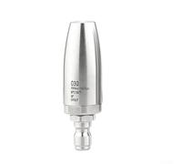 Boquilla turbo resistente para lavadora a presión, punta giratoria de acero inoxidable de 360 grados, conexión rápida de 1/4, pieza de limpieza de alta potencia de 3625 PSI (030)