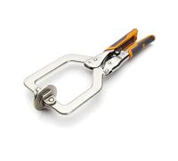 BORA Abrazadera de agarre de tornillo de bloqueo de 7.6 cm de ajuste automático, abrazaderas de soldadura resistentes con agarres cómodos, abrazadera C perfecta para carpintería, soldadura y
