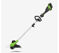 Bordador 48V DVT Greenworks G48ST8K2 con batería y cargador
