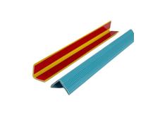 Borde de cuadrante de PVC, tira de borde de esquina, borde de escalera antideslizante de vinilo de 3-15 metros, escalón de escalera antideslizante autoadhesivo(Light blue,3meters/118.1")