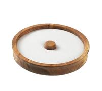 Borde de sal para cócteles | Borde de sal de madera con soporte - de especias para servicio de bebidas, mezcla, presentación, garrafas, adornar, casa, apartamento, dormitorio