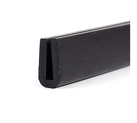 Borde del borde del canal de goma en U | El Sello De Goma Se Puede Utilizar Hasta El Borde De La Puerta, 5 Metros, Espesor 1,5 Mm/8 Mm * 11 Mm(5mm*10mm(round Bottom))