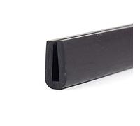 Borde del borde del canal de goma en U | Sello de goma con borde de canal de goma en U de 2 mm de espesor utilizado en el borde de la mesa/6 mm * 6 mm(6Mm*12Mm)