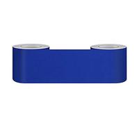 bordes de papel tapiz autoadhesivos, Pegatinas for cenefas de papel pintado, despegar y pegar, multicolor(Blue Matte,20cm X 500cm)