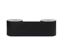 bordes de papel tapiz autoadhesivos, Pegatinas for cenefas de papel pintado, despegar y pegar, multicolor(Black Matte,12cm x 500 cm)