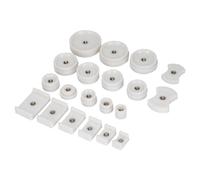 BORDSTRACT 20 Pcs Professional Watch Repair Tool Capping Machine Accessories Back Case Press Dies