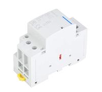BORDSTRACT Contactor AC, 2p 63a 24v 220v/230v 50/60hz Contactor Modular, Montaje En Carril Din, Tensión de Bobina 35 Mm, Control de Circuito Universal Contactor(220v/230v)