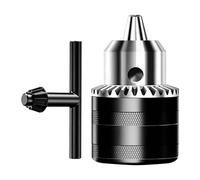 BORDSTRACT Mandril con llave de 1,5-13 mm, rosca M12×1,25, mandril metálico de alta resistencia de 4 mordazas para taladro eléctrico y taladro de columna