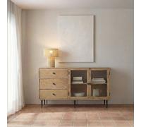 Boreal aparador de madera maciza de mango y metal