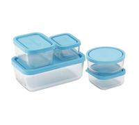 Bormioli Frigoverre – Caja de conservas de vidrio transparente – Set de 5
