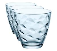 Bormioli Rocco 1662017 Vaso Flora - Agua de cristal (6 unidades, 26 olor azul (Paquete de 3)