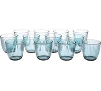 Bormioli Rocco 580502M04121990 Line - Vaso de agua (12 unidades), color azul