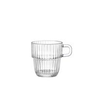 Bormioli Rocco Barshine - Juego de 12 tazas de té o café apilables de 8.5 onzas, transparentes