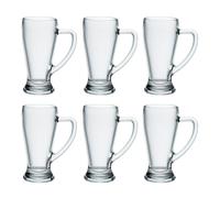 Bormioli Rocco Baviera - Caja 6 Jarras Cerveza Vidrio 39CL Transparente Transparent